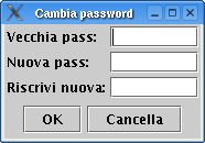 finestra passoword